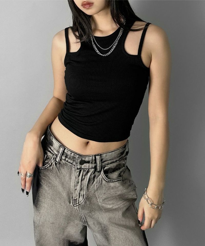 Strap design tank top