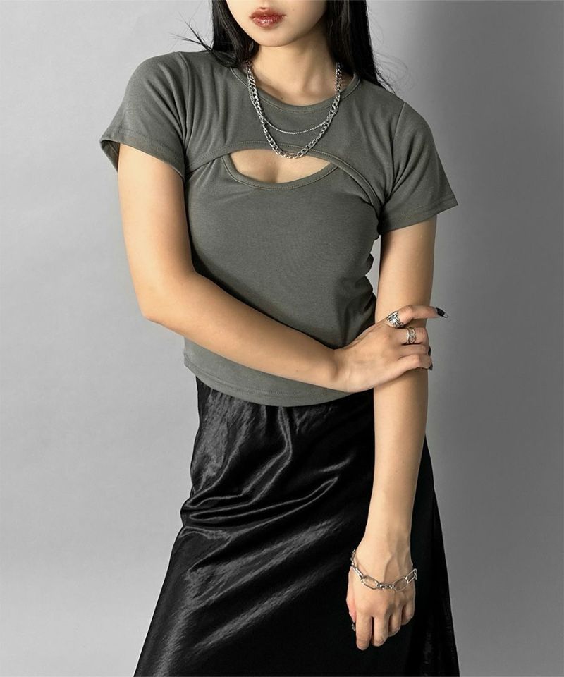 Front cut out tops