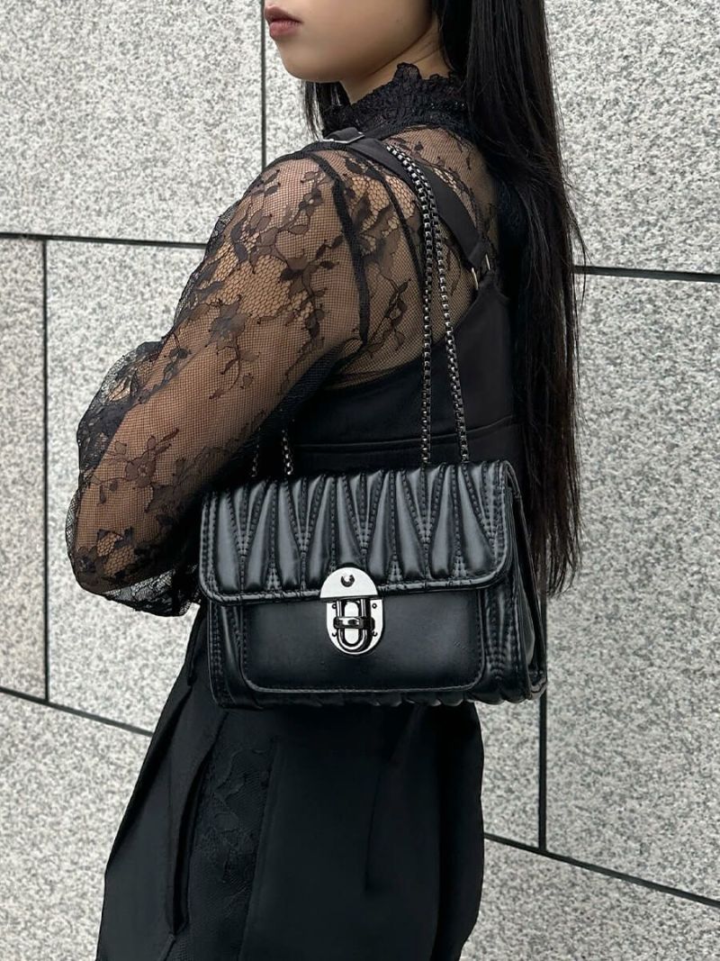 Square chain mini bag