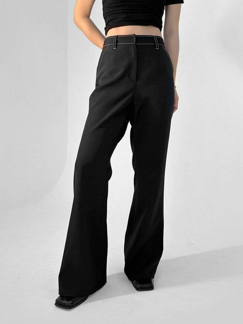 Stitch flare pants