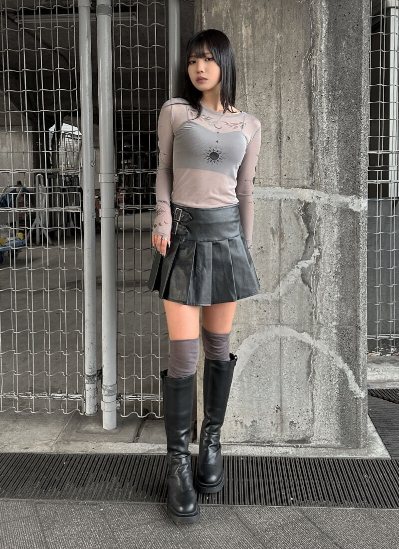 Tattoo sheer tops