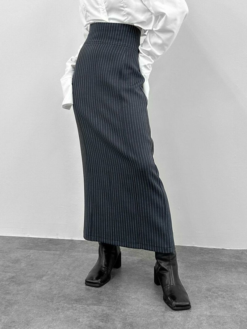 【SET】Cropped jacket & High waist tight skirt