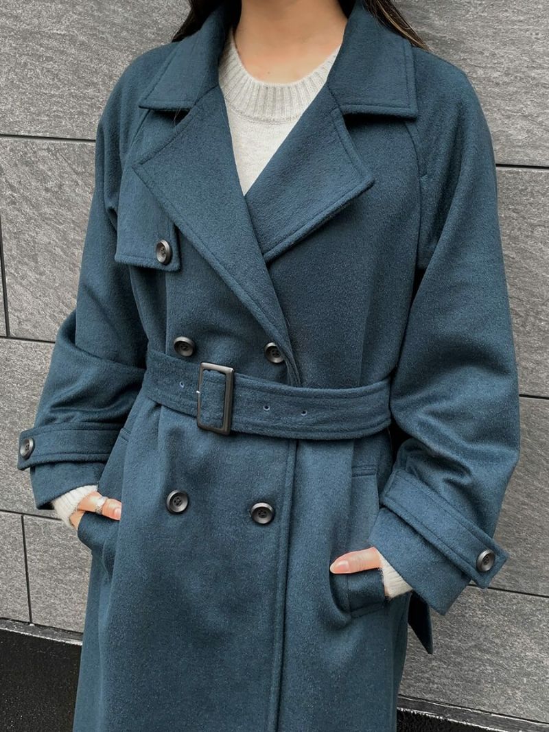 【ORIGINAL】Wool trench coat