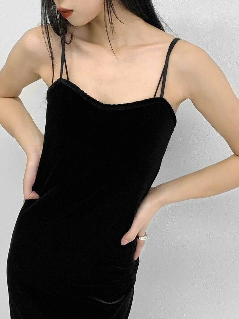 Velor camisole one-piece | LVEU.（ラブユ.）