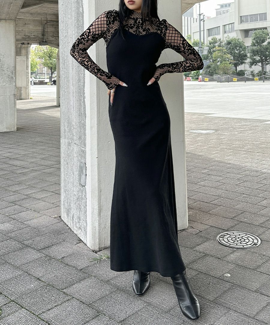 Mermaid Rib Dress(L 
