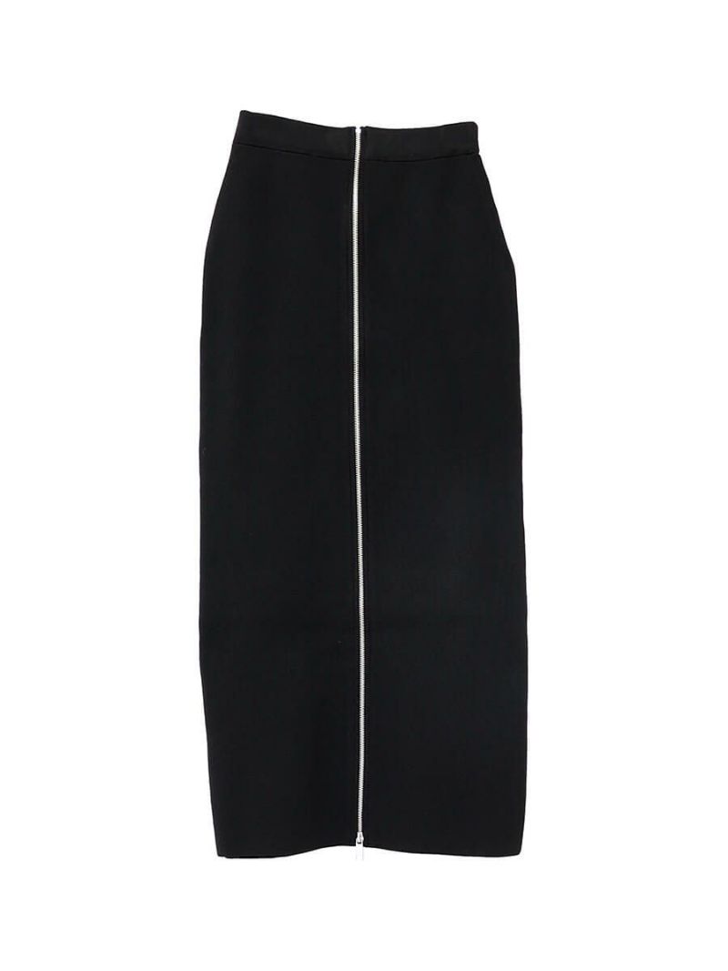 Open zipper straight skirt | LVEU.（ラブユ.）