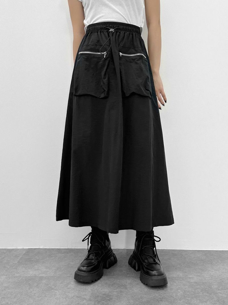 Zip cargo long skirt | LVEU.（ラブユ.）