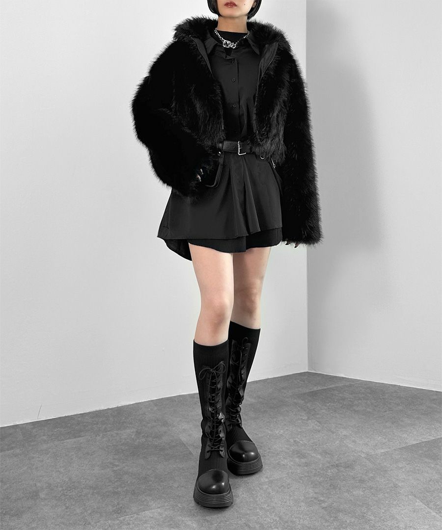 &&model：162cm&& 