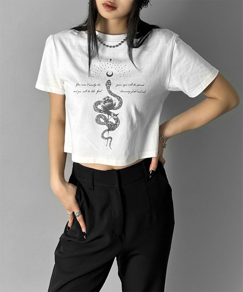 タトゥークロップドTシャツ | LVEU.（ラブユ.）