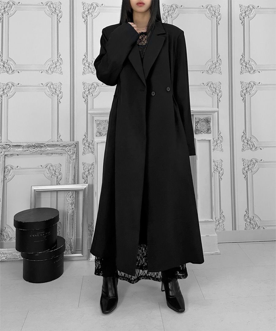 月末価格theoryジャケット　ロング　ブラック ジャケット | Theory luxe[セオリーリュクス]公式通販サイト