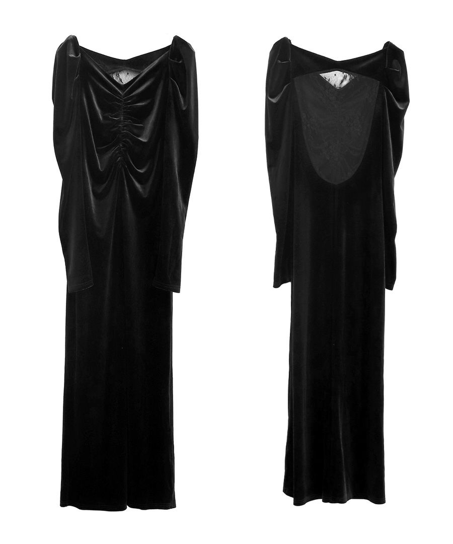 バックレースベロアワンピース | LVEU.（ラブユ.）