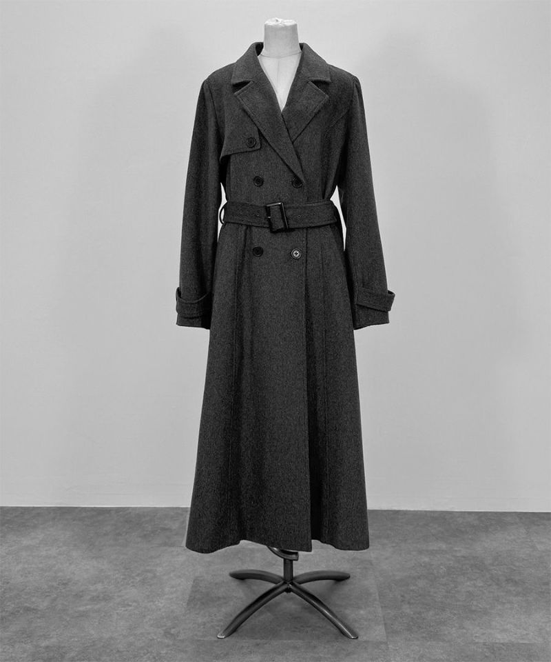 LVEU. ウールトレンチコート LVEU.（ラブユ.）の「【ORIGINAL】Wool trench coat / ウール