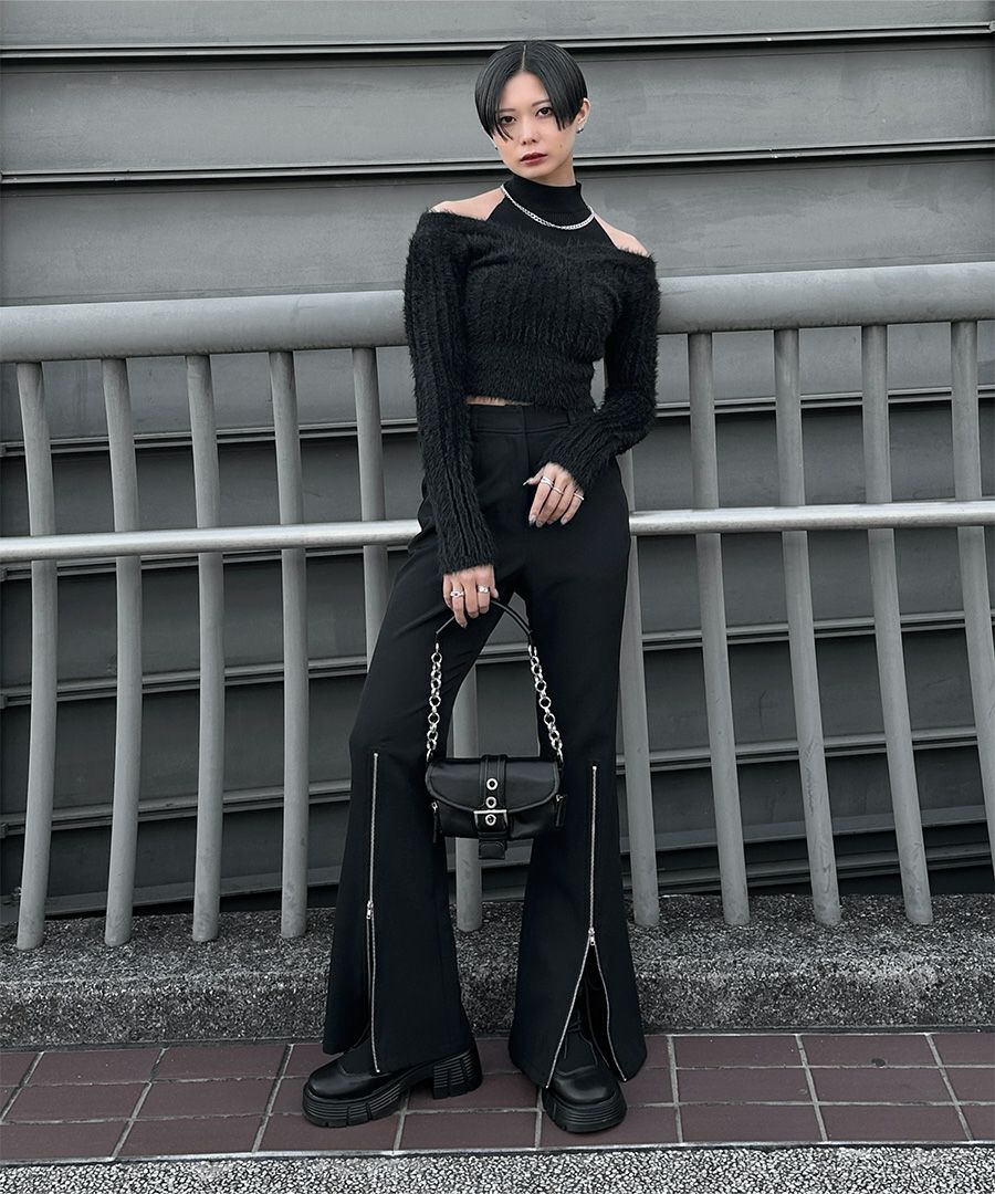 HAPPY BAG 3】 2way off shoulder shaggy knit | LVEU.（ラブユ.）