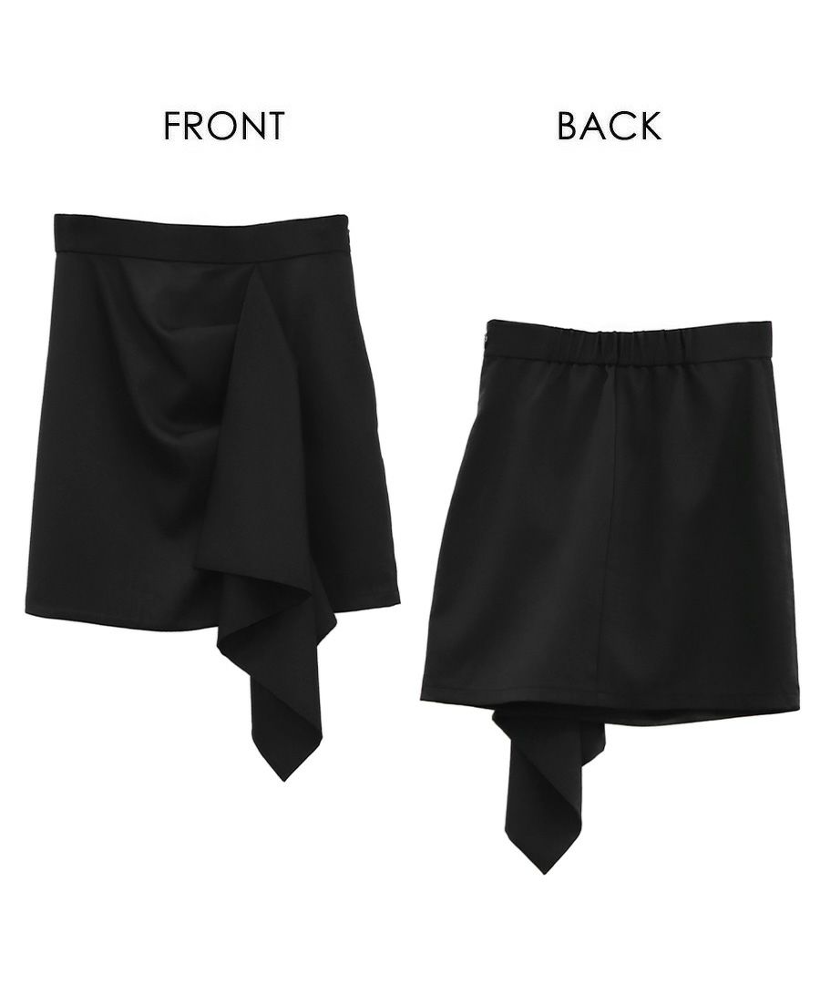 emor drape mini skirt ドレープミニスカート emor drape mini skirt